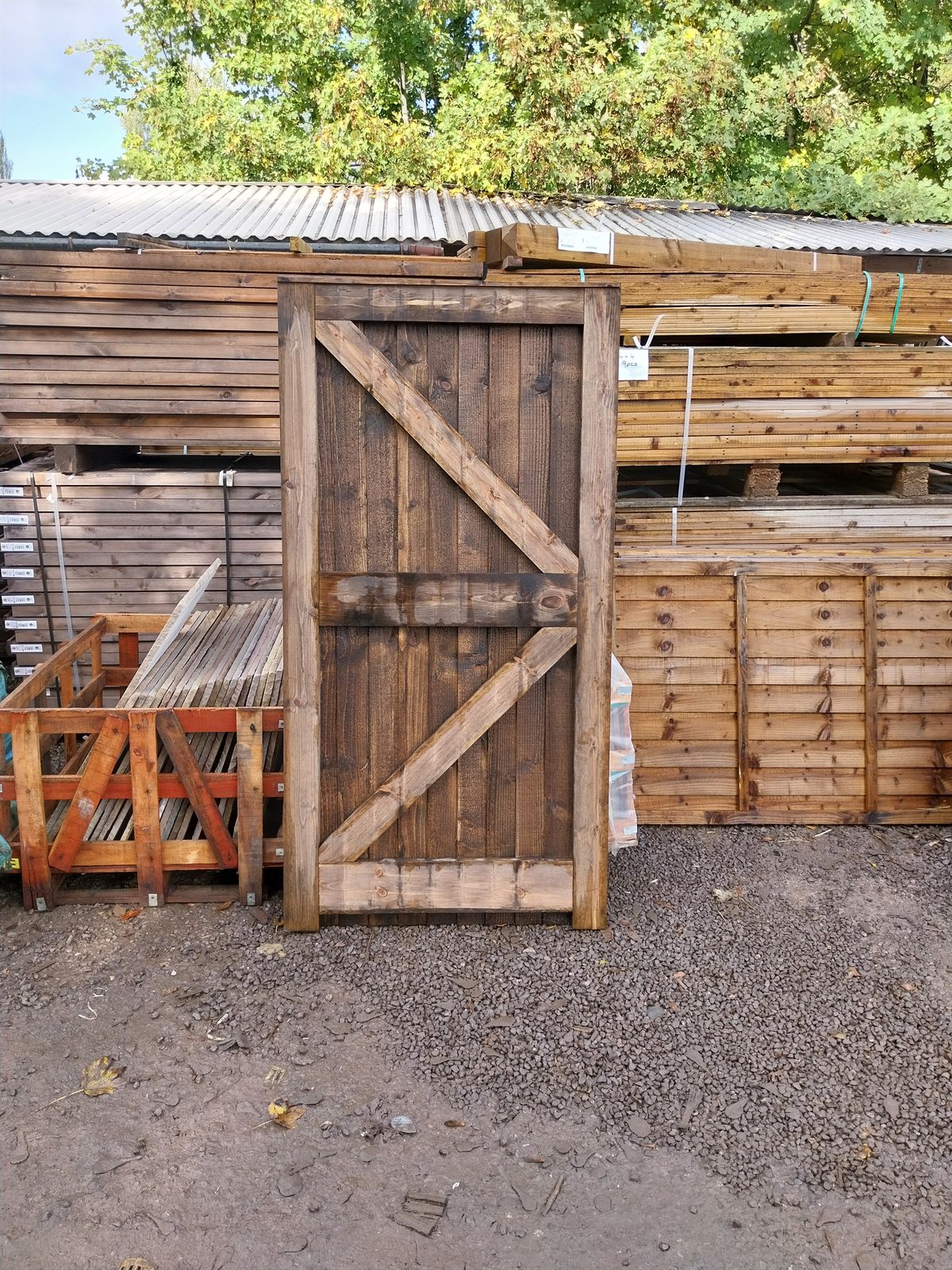Wooden gate